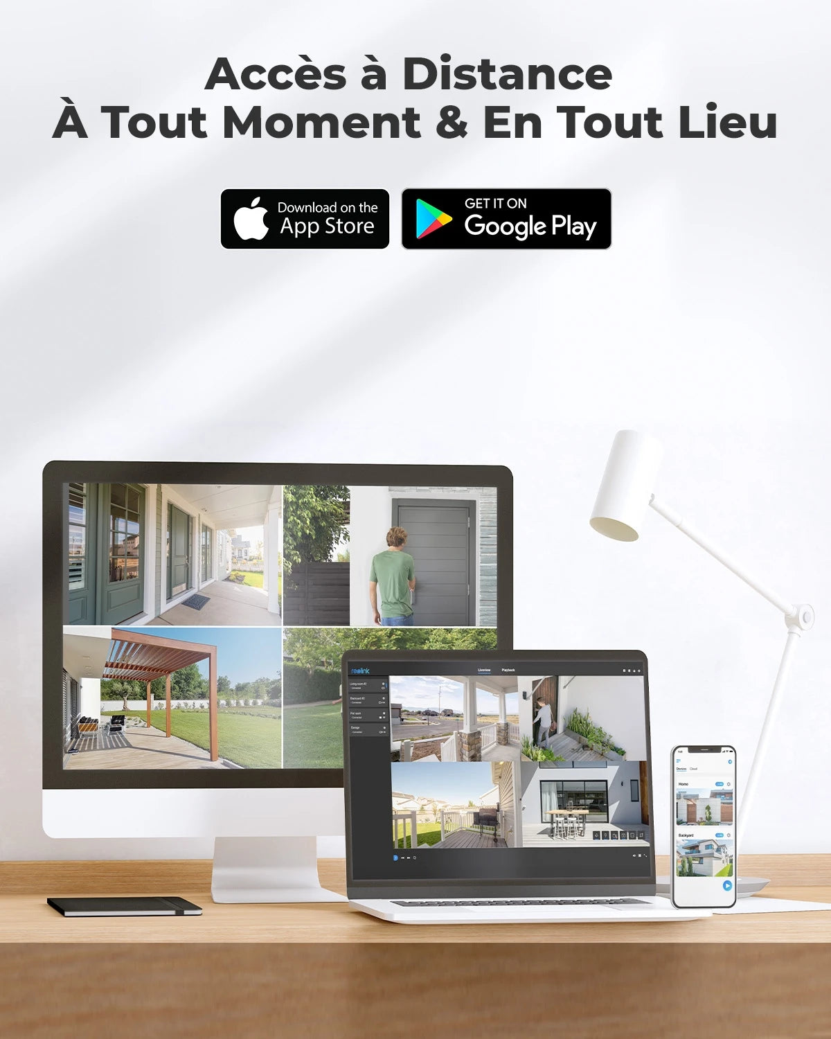 CAMÉRA ULTRA HD FILAIRE INTELLIGENTE AVEC DÉTECTION & VISION NOCTURNE