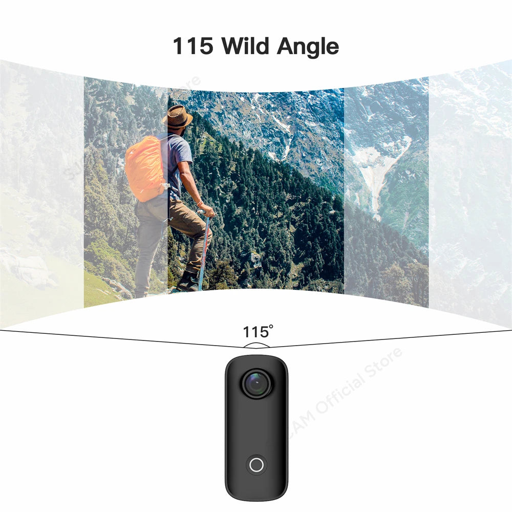 CAMÉRA SPORT 4K WIFI ÉTANCHE 30M