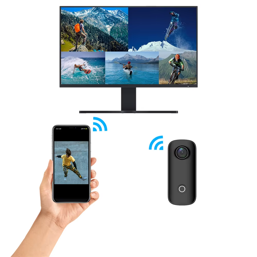 CAMÉRA SPORT 4K WIFI ÉTANCHE 30M