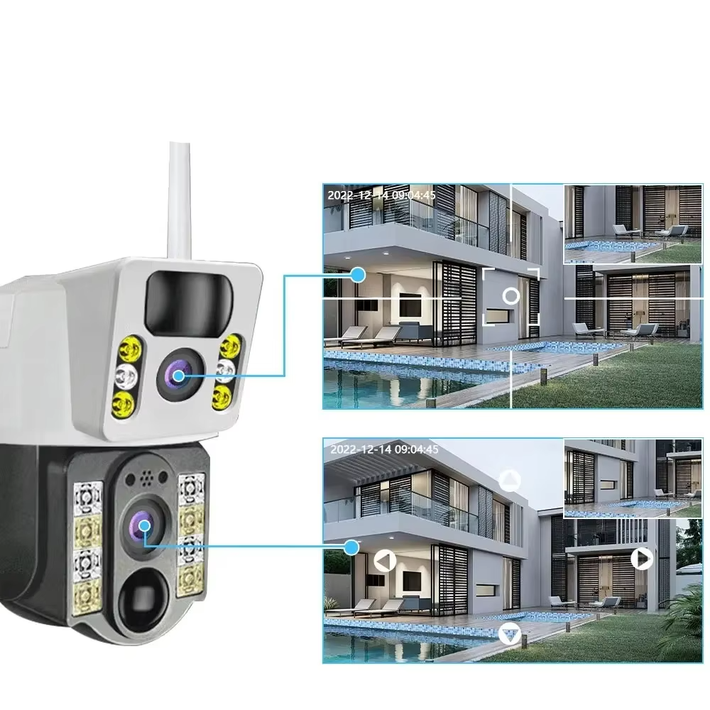 CAMÉRA DE SÉCURITÉ ULTRA HD 4K RECHARGEABLE + SOLAIRE WIFI / 4G SIM