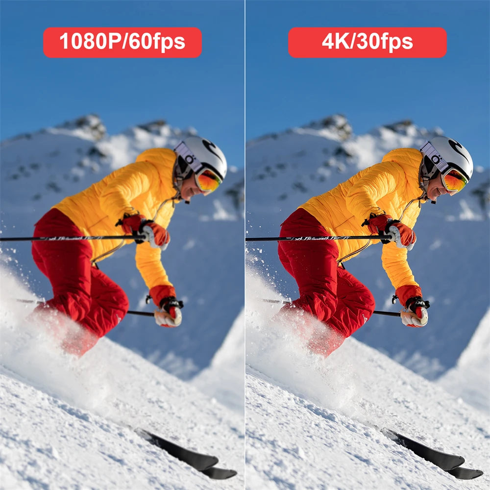 CAMÉRA SPORT 4K WIFI ÉTANCHE 30M