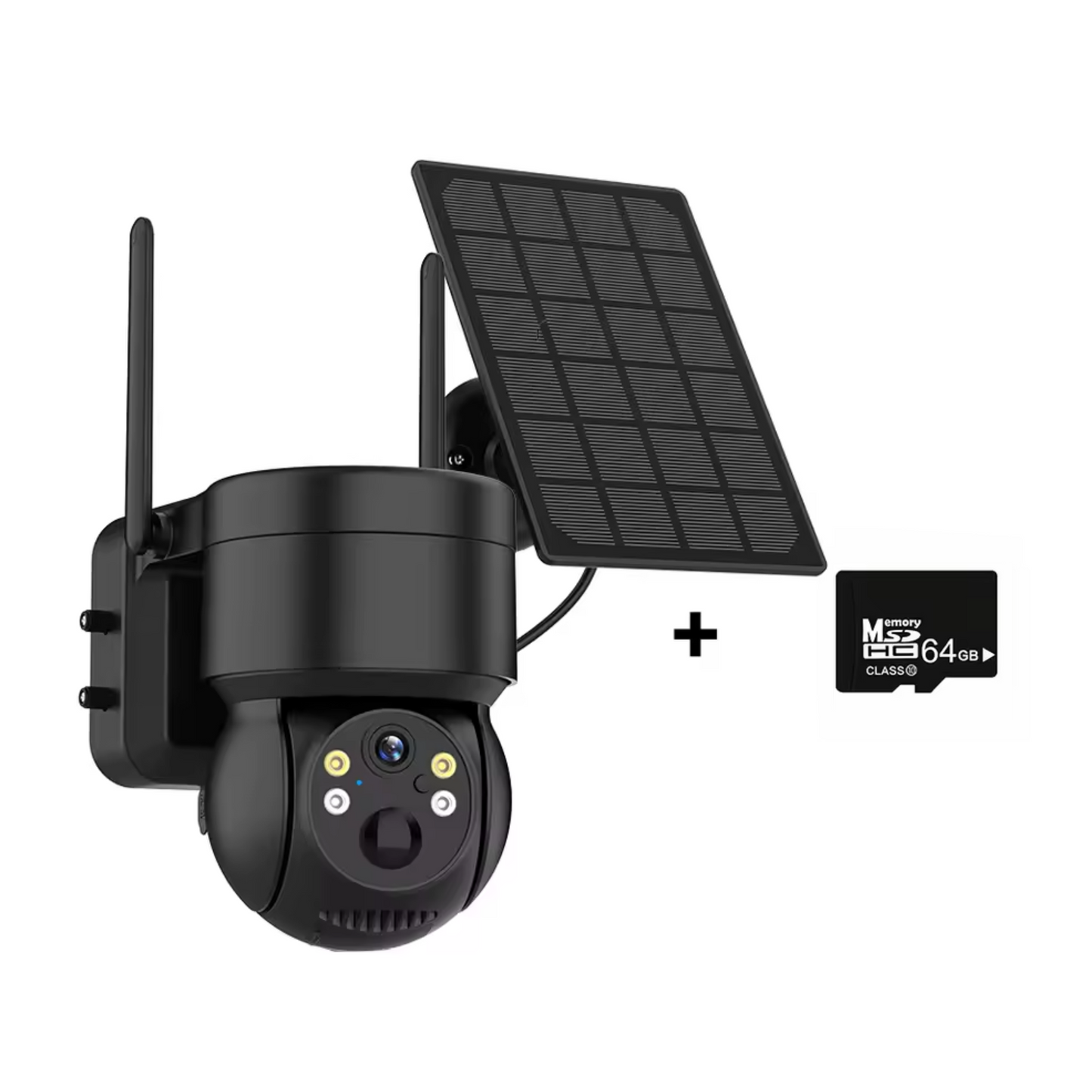 SolarCam™ | Caméra de Surveillance Solaire WiFi | Full HD, Vision Nocturne, Autonomie Longue Durée