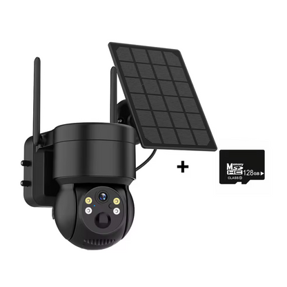 SolarCam™ | Caméra de Surveillance Solaire WiFi | Full HD, Vision Nocturne, Autonomie Longue Durée
