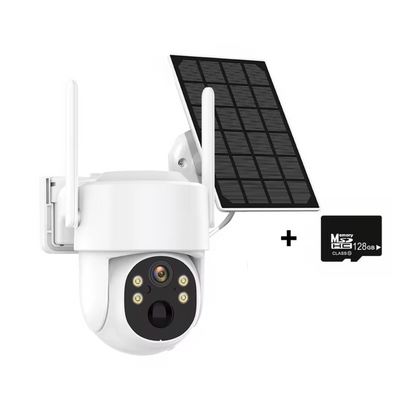 SolarCam™ | Caméra de Surveillance Solaire WiFi | Full HD, Vision Nocturne, Autonomie Longue Durée