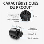 MICRO CAMÉRA HD SANS FIL AVEC VISION NOCTURNE
