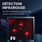 DETECTCAM - DÉTECTEUR CAMÉRA SANS FIL ANTI-ESPION SÉCURITÉ