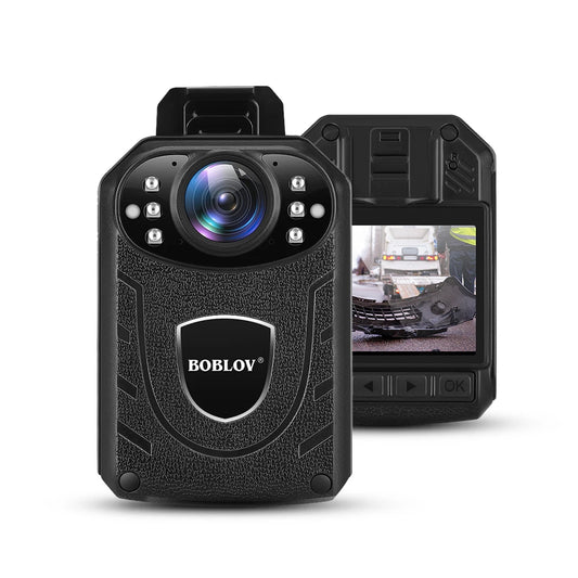 CAMÉRA CORPORELLE HD 1296P GRAND ANGLE AVEC VISION NOCTURNE