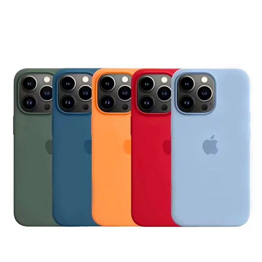 COQUES EN SILICONE POUR IPHONE 12-16 PRO MAX