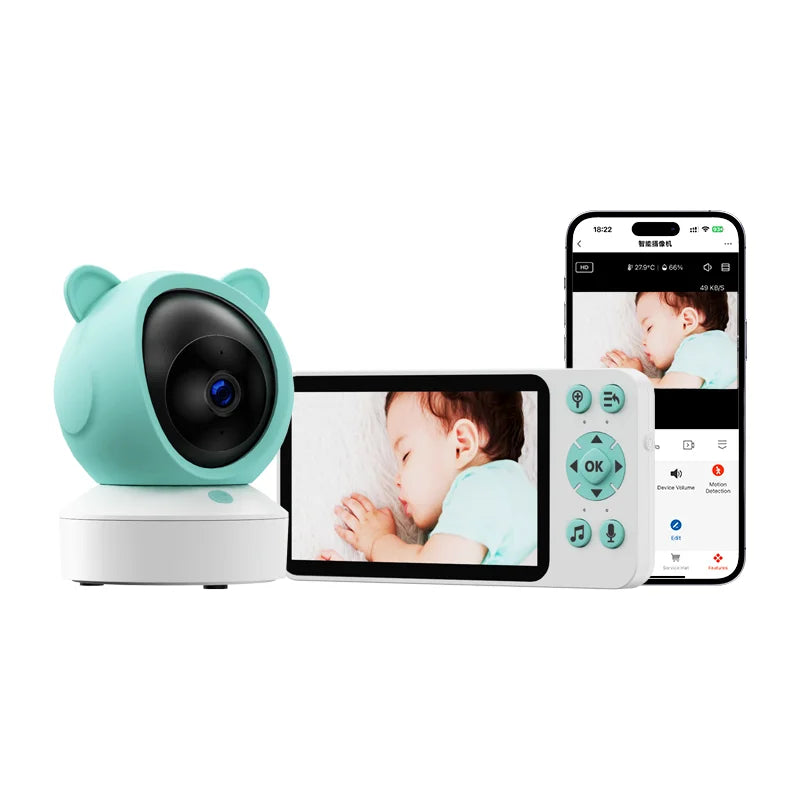 👶🏼 INTELGENIA™ - CAMÉRA WIFI HD – SURVEILLANCE BÉBÉ & MAISON À DISTANCE