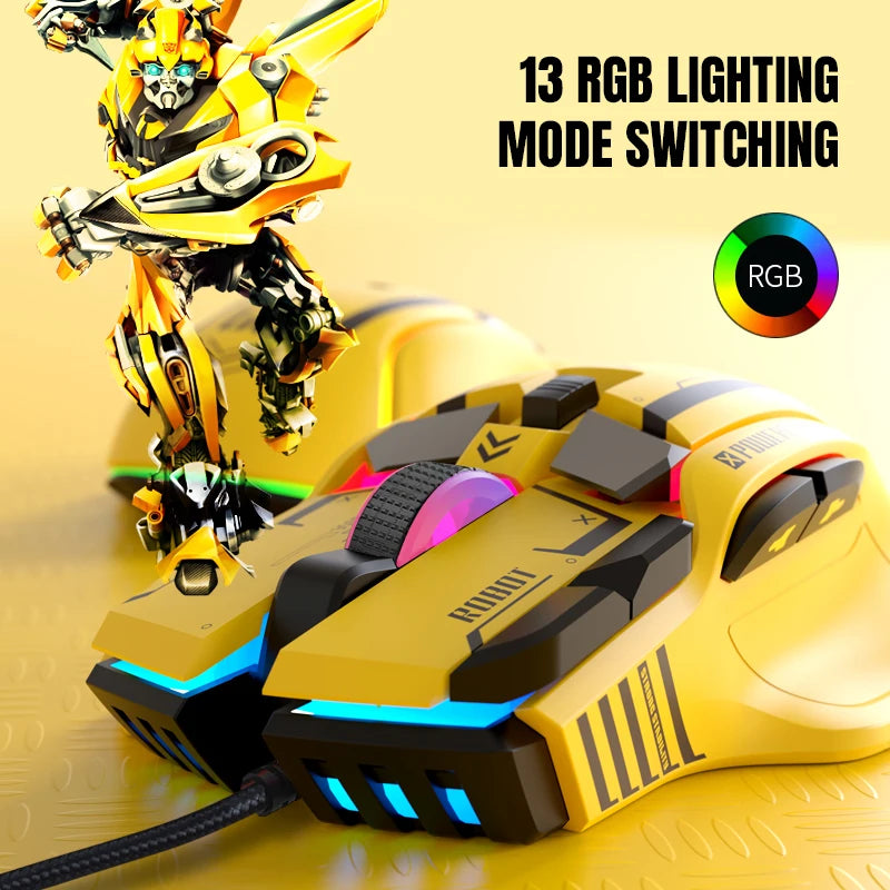 SOURIS GAMING G6 RGB 128000DPI, CHIP A826 POUR PC