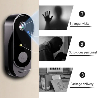 SONNETTE CONNECTÉE WIFI HD AVEC VIDÉO ET VISION NOCTURNE