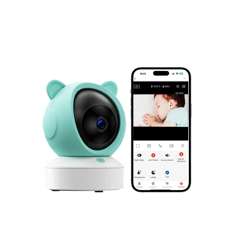 👶🏼 INTELGENIA™ - CAMÉRA WIFI HD – SURVEILLANCE BÉBÉ & MAISON À DISTANCE