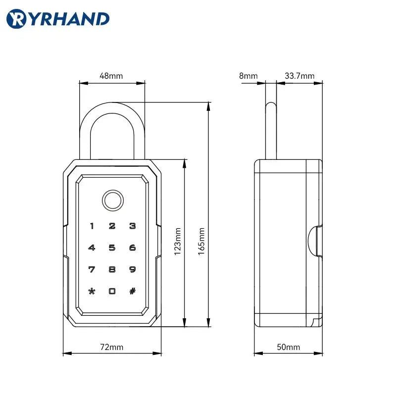 COFFRE INTELLIGENT WIFI TTLOCK À EMPREINTE