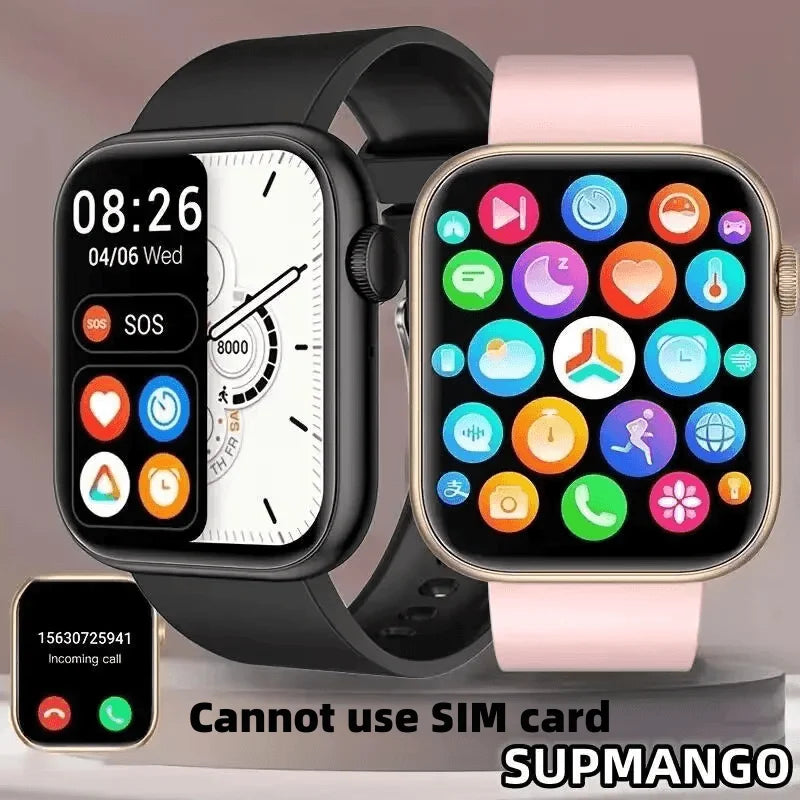 MONTRE CONNECTÉE ROSE S8 AVEC SUIVI SANTÉ ET APPELS